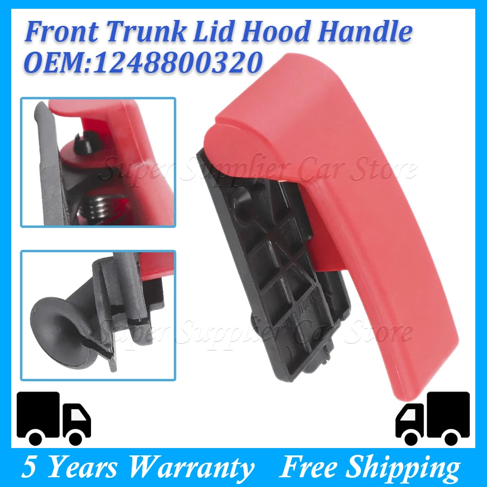 1248800320 Front Trunk Lid Handle Hood Bonnet Release Handle For MERCEDES BENZ W124 W639 W204 W211 W210 S211 W221 W203 S204 S203 