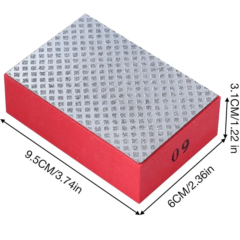 Herramienta de corte de porcelana para azulejos de vidrio, tablero de limpieza, desbarbado de pulido, diamante, toallita Manual