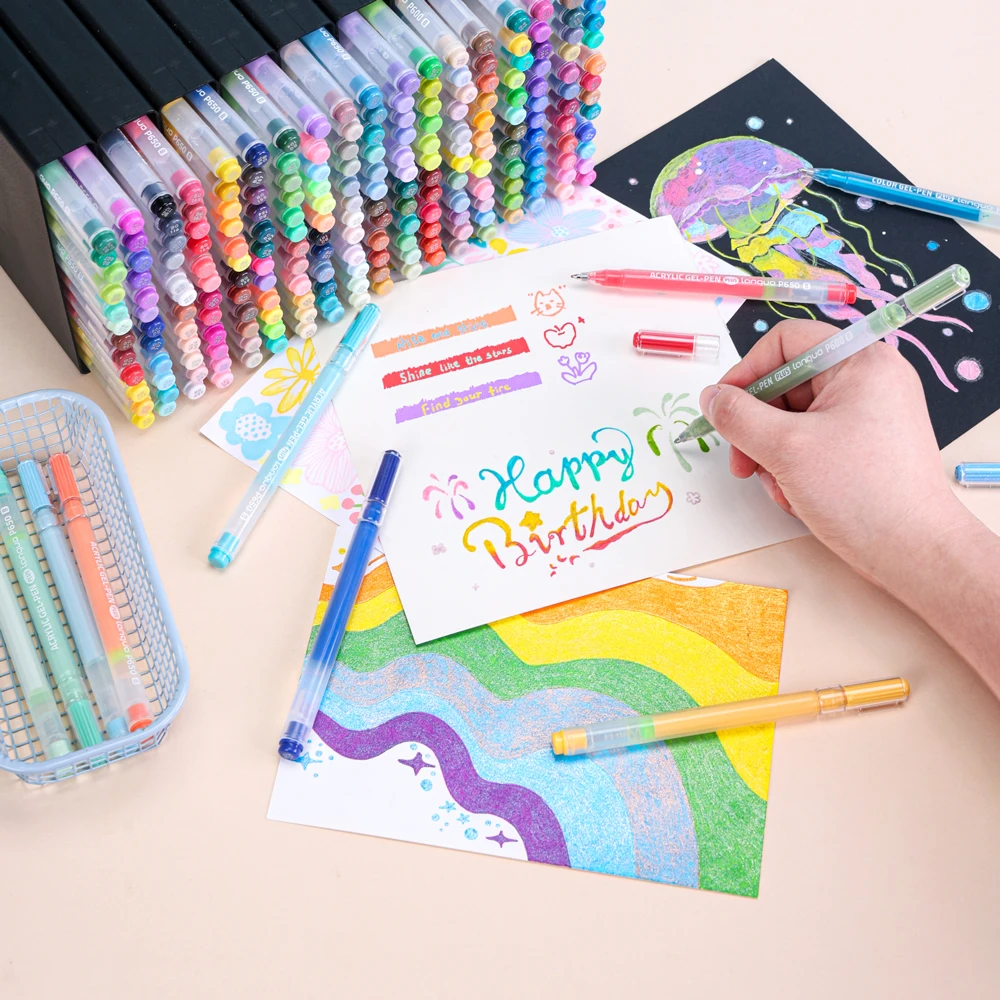 Languo 216 parçalı akrilik jel - Copic Marker Sketch incelemesi ve fiyatı