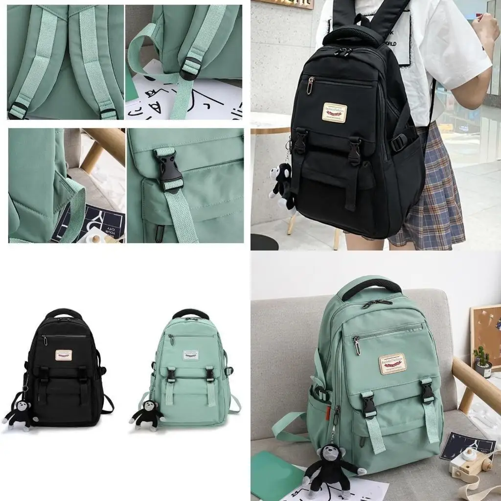 

D46D Fashion Backpack Large Capacity Daypack Casual Bookbag for Boys Girls Student