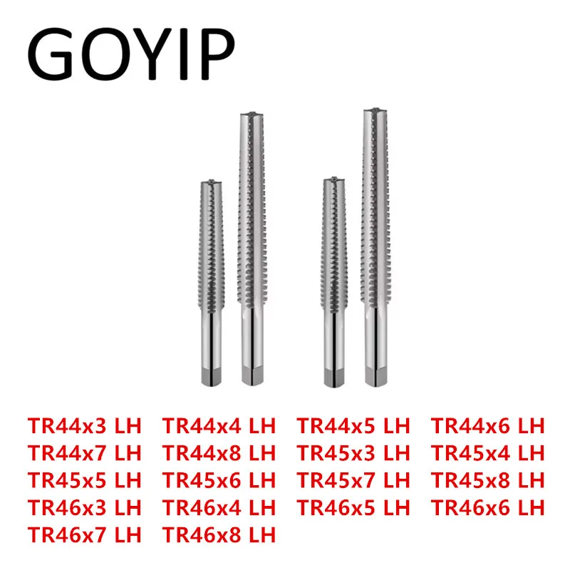 TR44 TR45 TR46  LH T-Trapezoidal TR Type LH Threading Taps High-speed Steel Material Support Customization