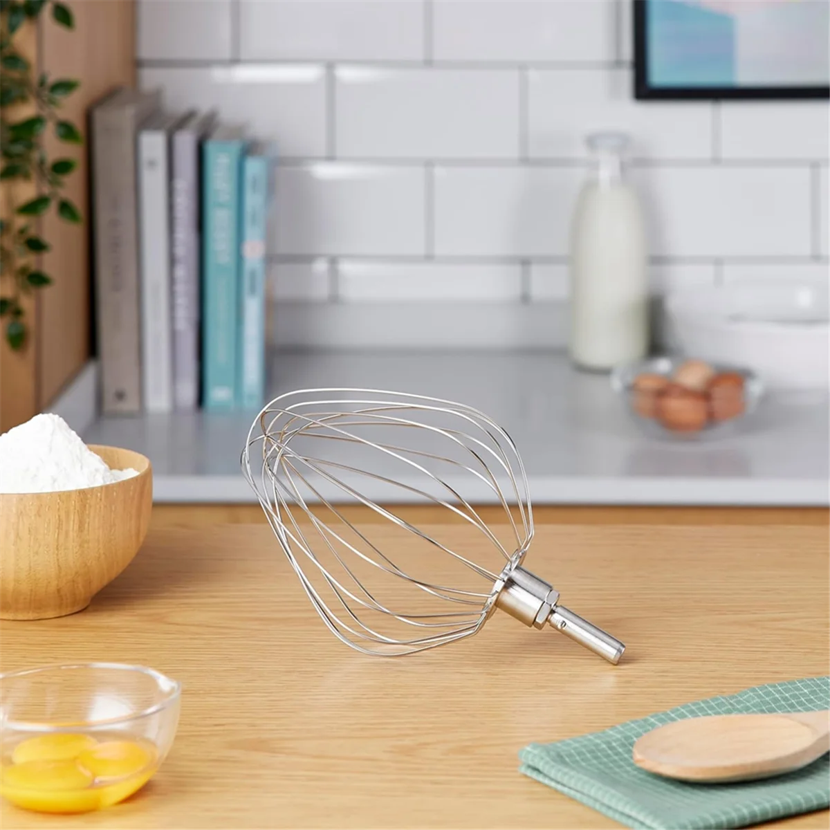 

L60A Stainless Steel Whisk, Accessory for Kenwood Food Processors, Balloon Whisk Suitable for All Chef XL Food Processors