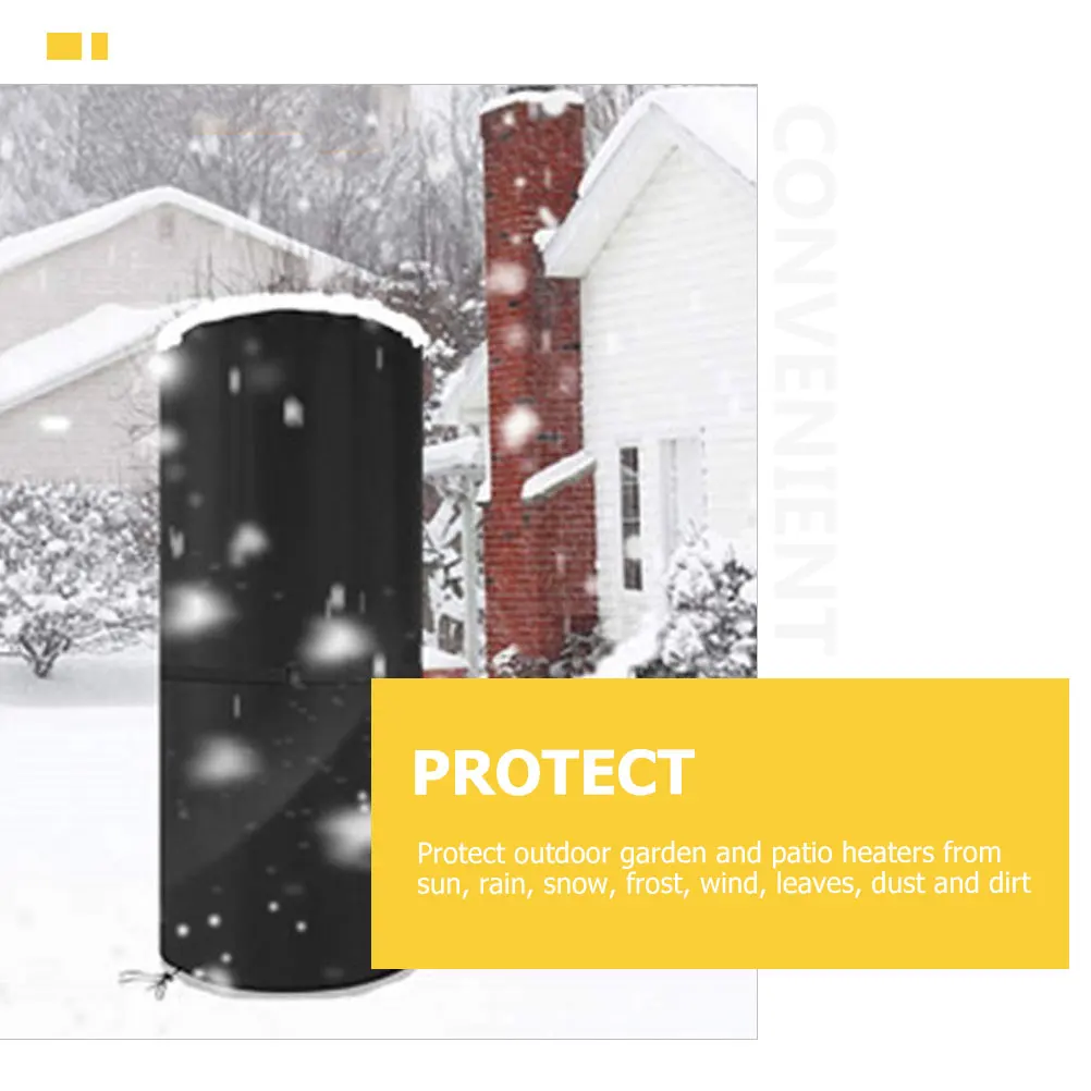 

Patio Heater Cover Heavy Duty Oxford Fabric Waterproof Wear-Resistant Outdoor Garden Heater Protector for All Weather