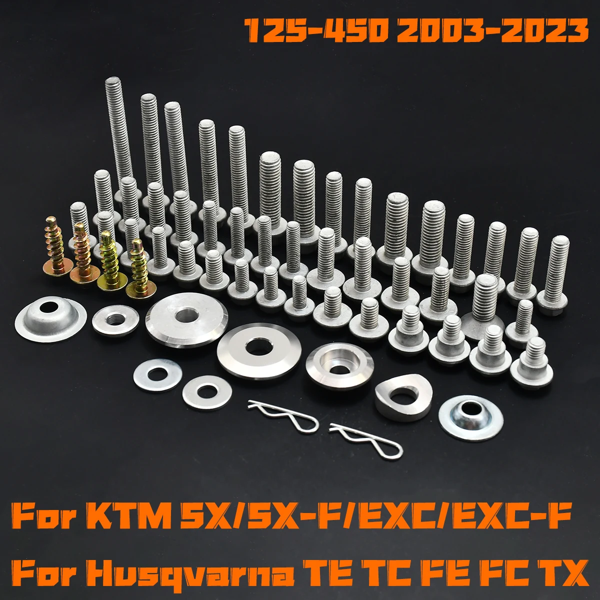 Motorcycle Hardware Bolt Full Plastics Fastener Kit For HONDA CR125 CR250 CRF250 CRF450 CRF250X CRF450X Dirt Pit Bike 2003-2022