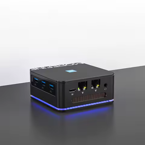 Pocket Mini PC 12th Gen N100 Quad Core 16GB DDR5 4800MHz Max 2T SSD PC Office Compact Computer Dual LAN 3x4K WiFi6