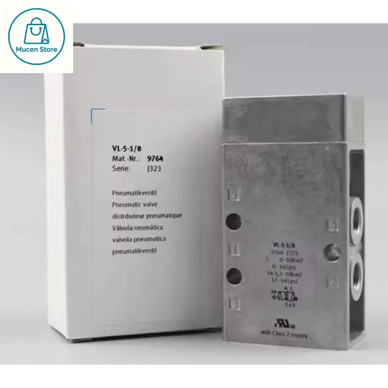 1PC New FST VL/O-3-1/8-B 7803 Pneumatic Control Valve 3/2 Way Monostable Directional Control Valve G1/8 Port 500L/min VL/O31/8B