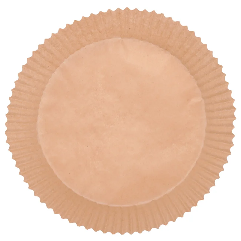 使い捨てエアフライヤーライナー,焦げ付き防止,丸型パーチメント紙,穴なしバスケット,100個