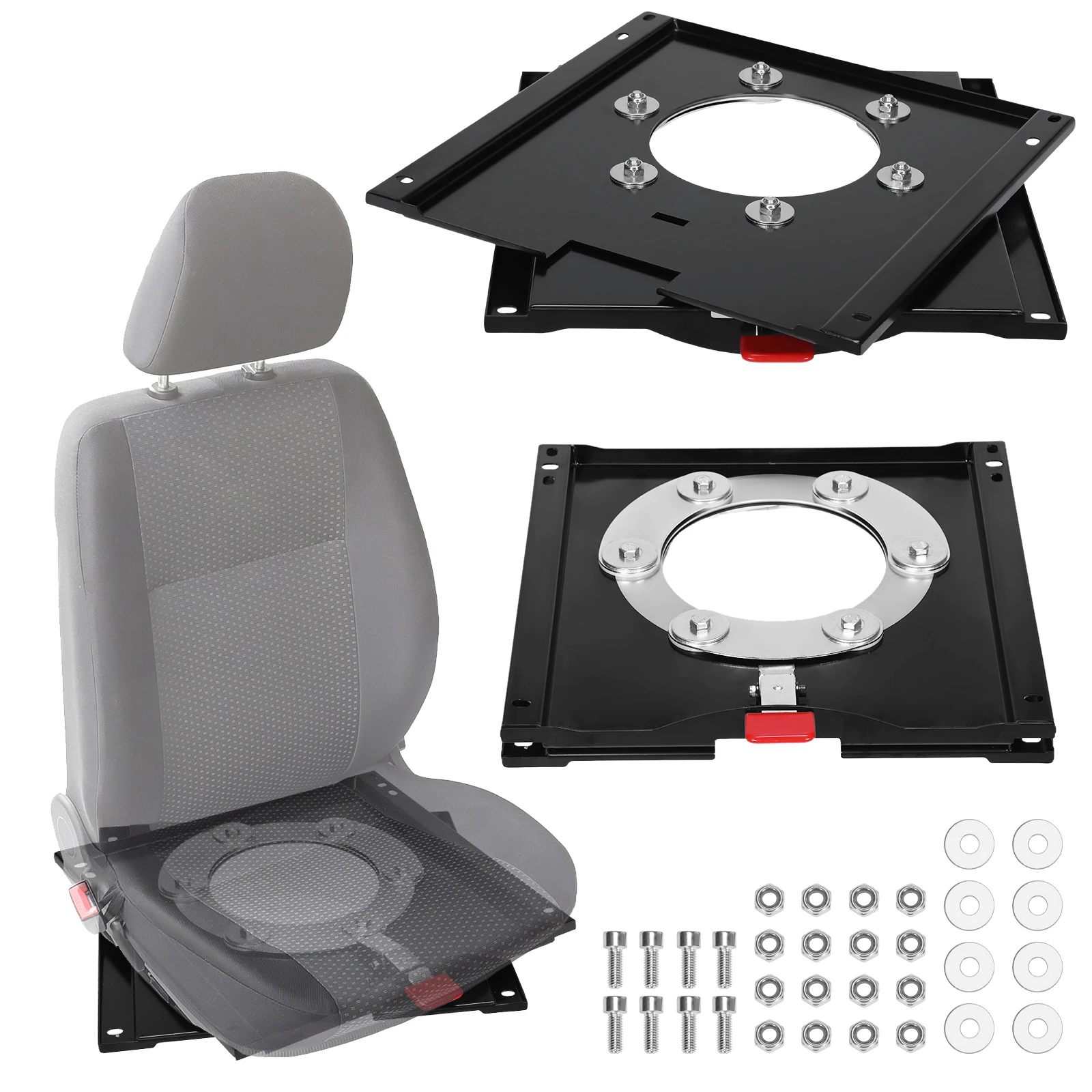 

For Fiat Ducato 2007 Ram Promaster Modified Seat Swivel Bottom 360-Degree Rotating Rust Proof Auto Replacement Accessories