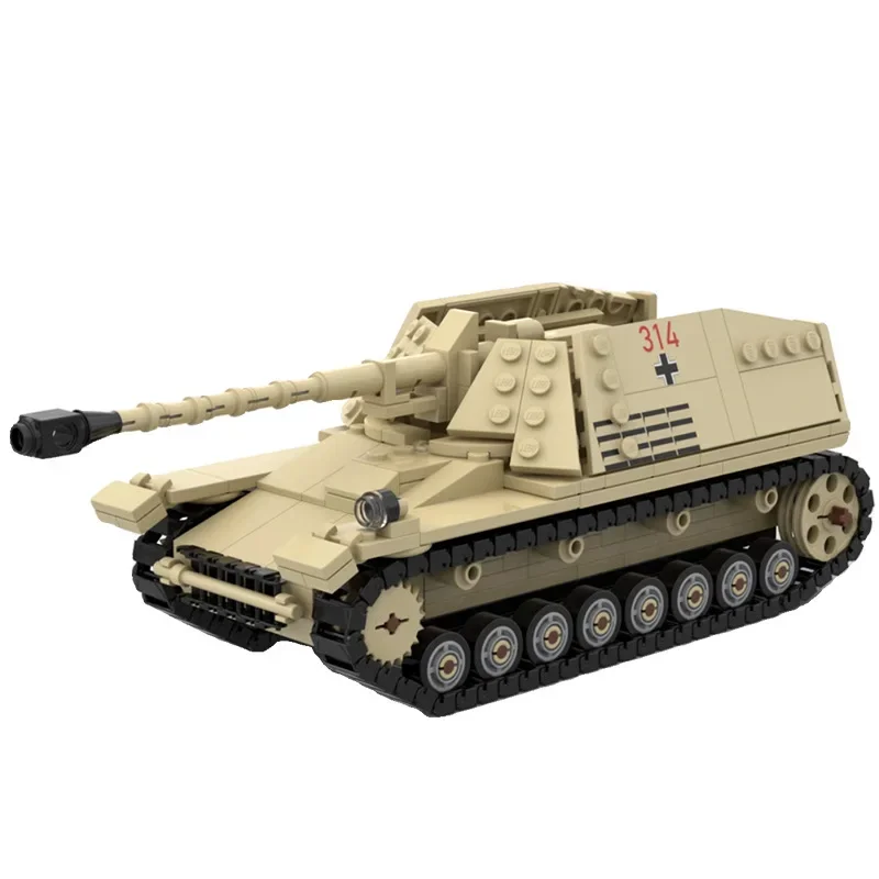 العسكرية WW2 الجيش الألماني الكركدن دبابات المدمرة المركبات المعدات الحرب الأمامية الشرقية اللبنات ثلاثية الأبعاد لغز لعب الاطفال هدية