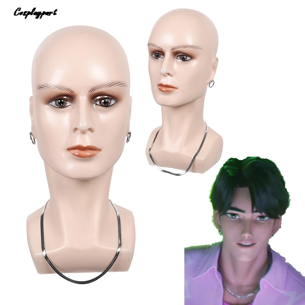 

2025 Cartoon Demon Hunter of KPop Cosplay Jinu Necklace Accessories Costume Outfits Disguise Prop Halloween Carnival Role play