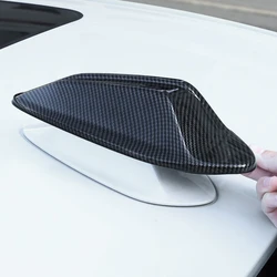 For BMW X5 X6 X7 I3 3 Series 4 2 Coupe G20 G22 G05 G06 2023 Car Antenna Protection Cover Carbon Fiber Style Trim Accessories