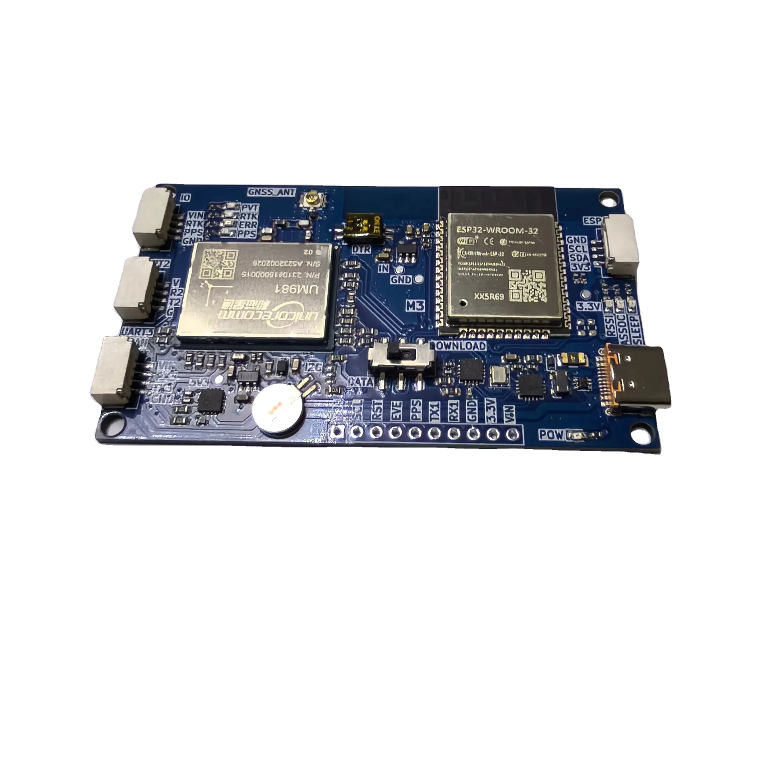 high precision RTK customized product unicore UM981&ESP32 unmanned mower navigation module