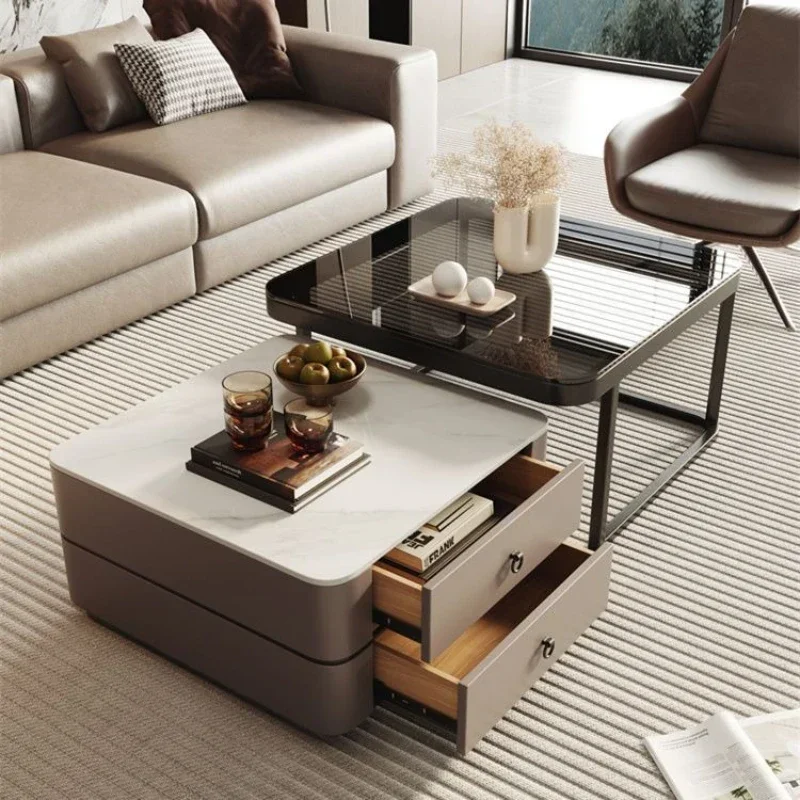 Modern Portable Side Table Designer Sedentary Center Tables For Living Room Nordic Coffee Table De Salon Round Coffee Table Home