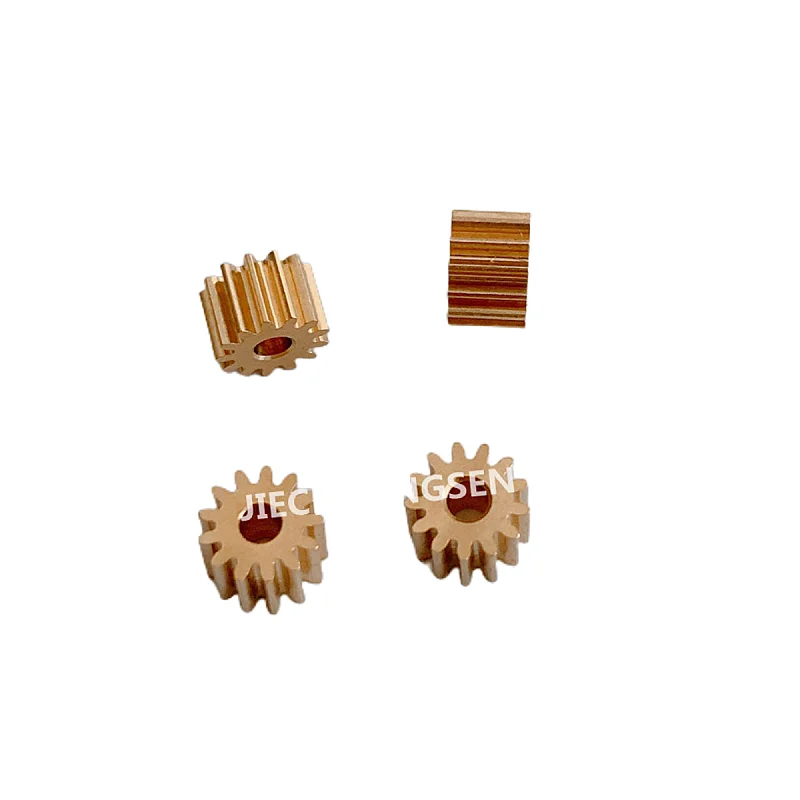 10pcs/Lot 0.4Modulus 8Teeth 9T 10T 11T 12T 13T 14T 15T 16T 17T 18T Copper Gear 0.4M Hole 1.48mm 1.98mm Thickness 4mm