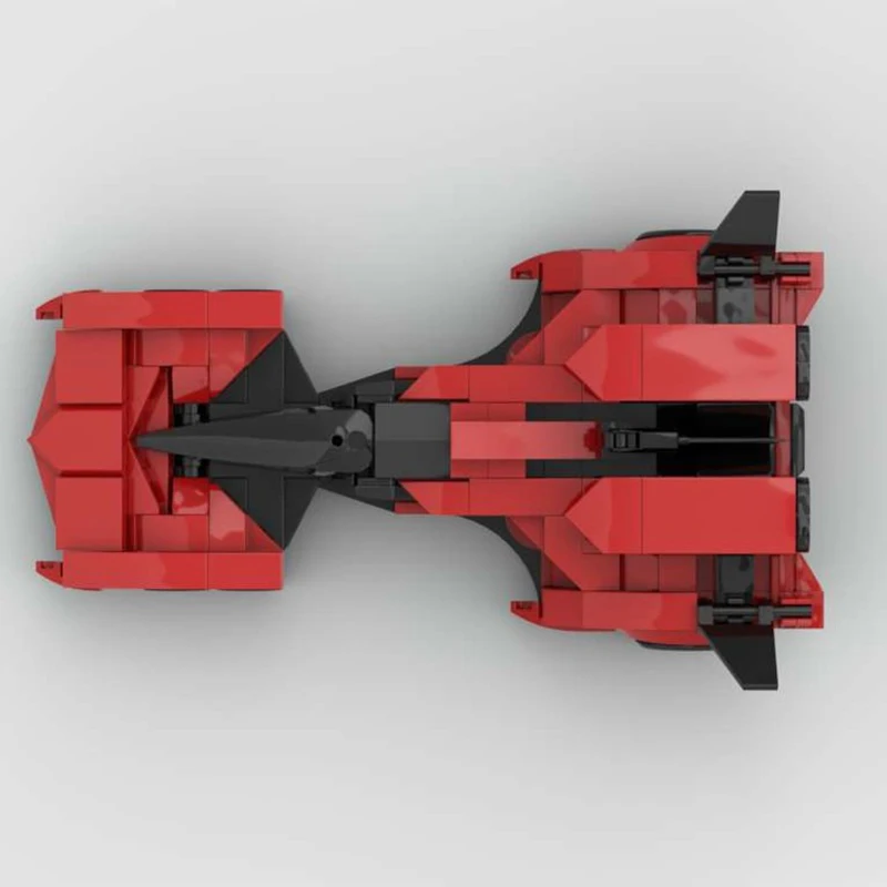 281 قطعة MOC CYBER FORMULA 001 اللبنات هدية الكريسماس لعبة لتطوير الصبر والتركيز