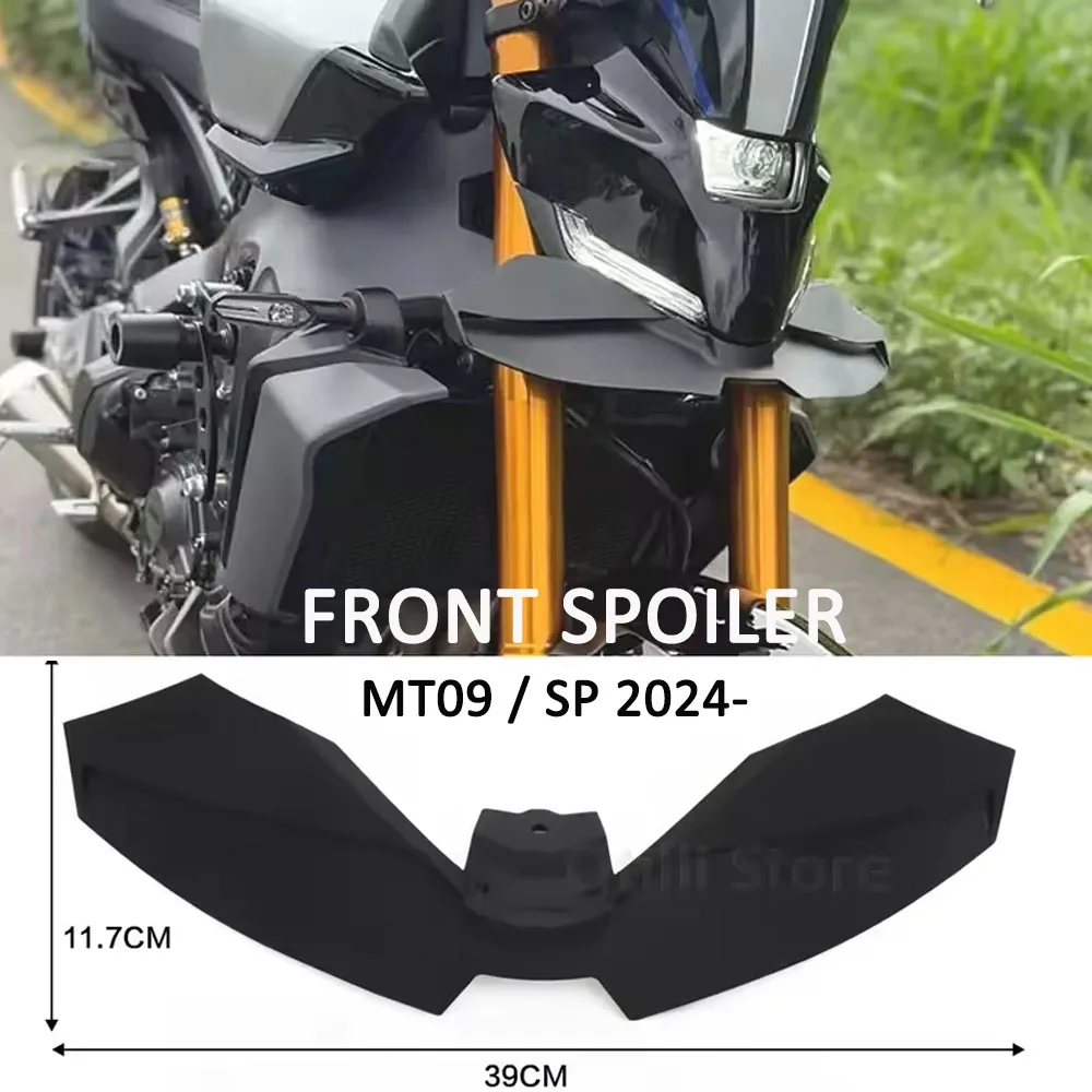 

Для YAMAHA MT-09 SP MT 09 mt09 2024 2025 новый мотоцикл прижимная сила голые передние спойлеры аэродинамический дефлектор крыла подходит