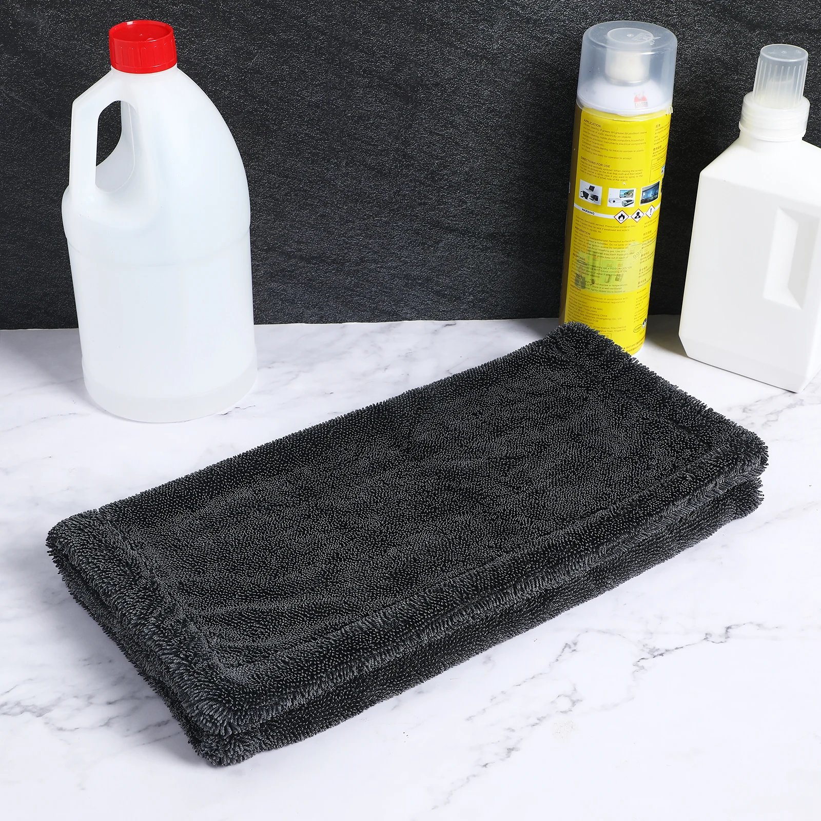 

Car Wash Towel Thickened Reinforced Large Size Double Sided Cleaning Cloth High Water Absorption for Car Furniture Glass
