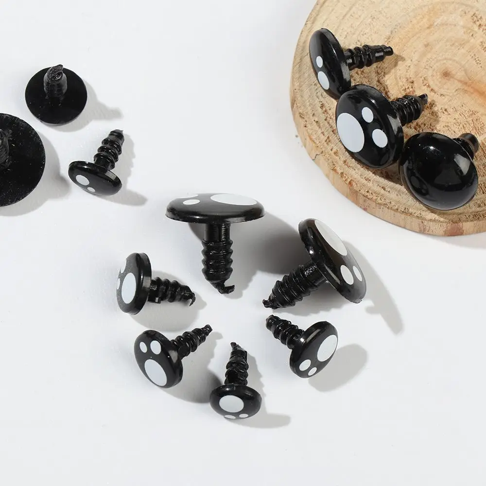 100Pcs Safety Handmaking Scrapbooking Crochet Animal  Making Eyes  Accessories  Eyeballs Vivid Black Eyes