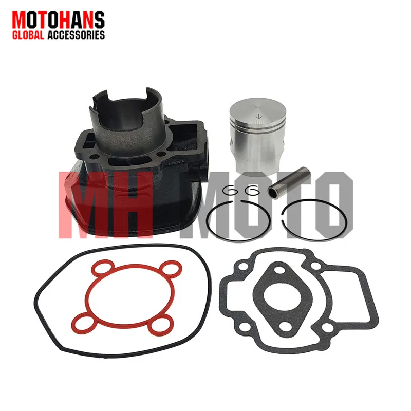 

MOTORCYCLE ENGINE PART 47MM BORE WATER COOLDED CYLINDER KIT FOR PIAGGIO ZIP SP 50 SP EURO2 50 GILERA DNA 50 DNA GP EXPERIENCE 50