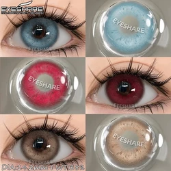 EYESHARE 2Pcs Colored Contact Lenses Blue Contacts Red Eye Lenses Gray Pupils Yearly Green Eyes Contact For Daily Wear Or Dating