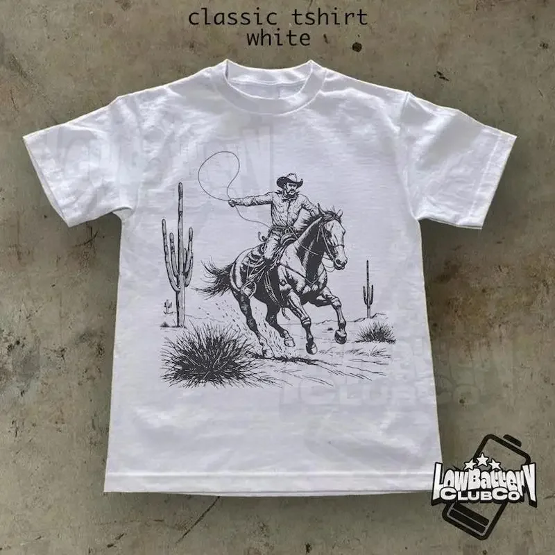 Western Cowboy Vintage 90S Grunge Rodeo T Shirt S 5Xl
