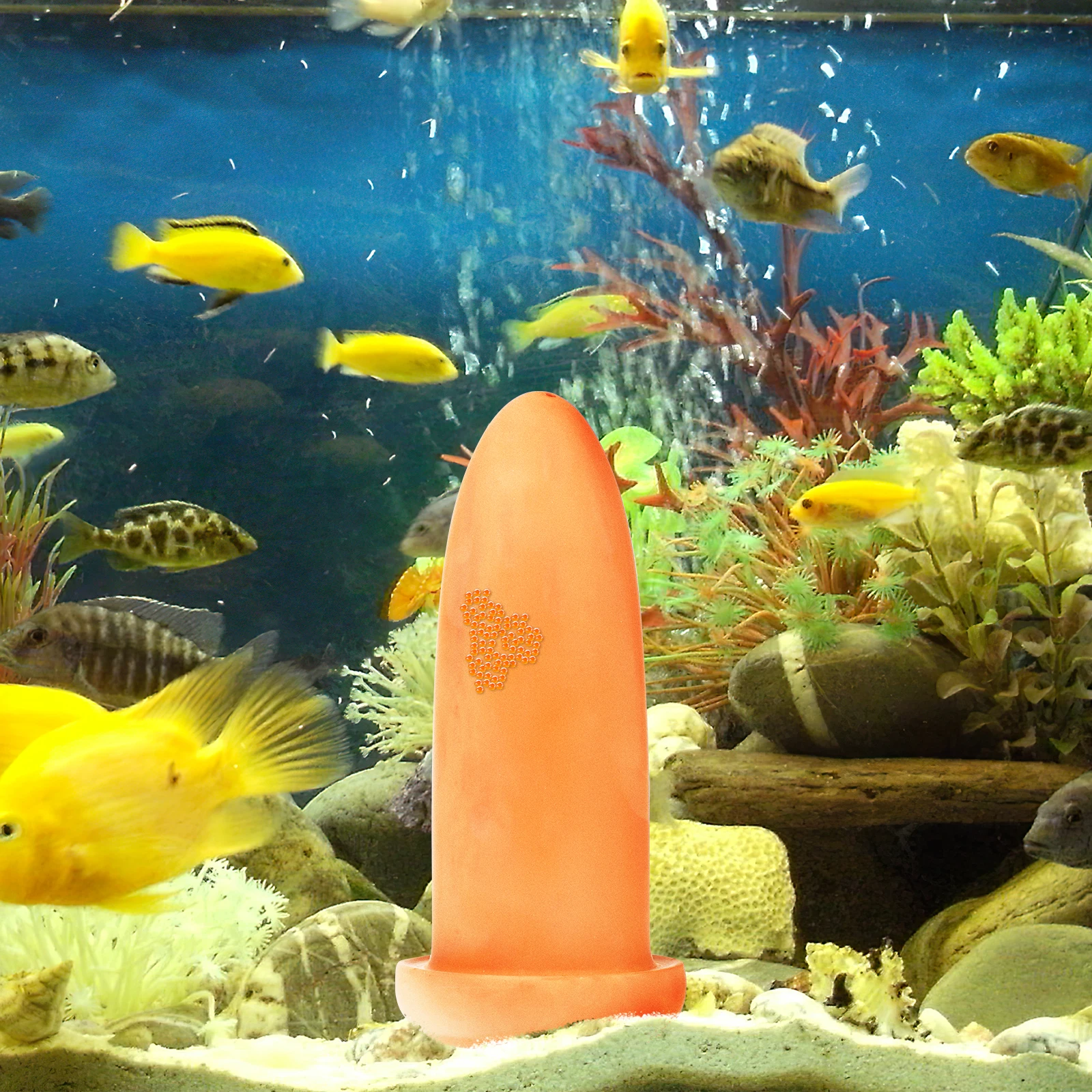 

1Set Fish Spawning Cone Cave Box for Eggs Aquarium Decor Natural Pottery Clay Prevent Fish Eggs Falling Tank Bottom