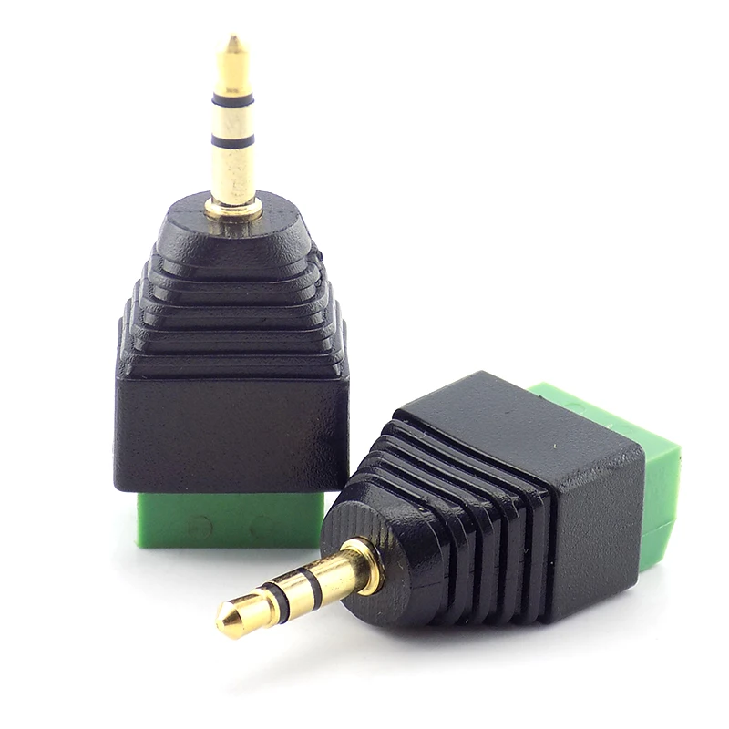 2 قطعة 3.5 مللي متر جاك سماعة التوصيل 3 القطب ذكر ستيريو لحام موصل الصوت رئيس إلى محطة التوصيل G3
