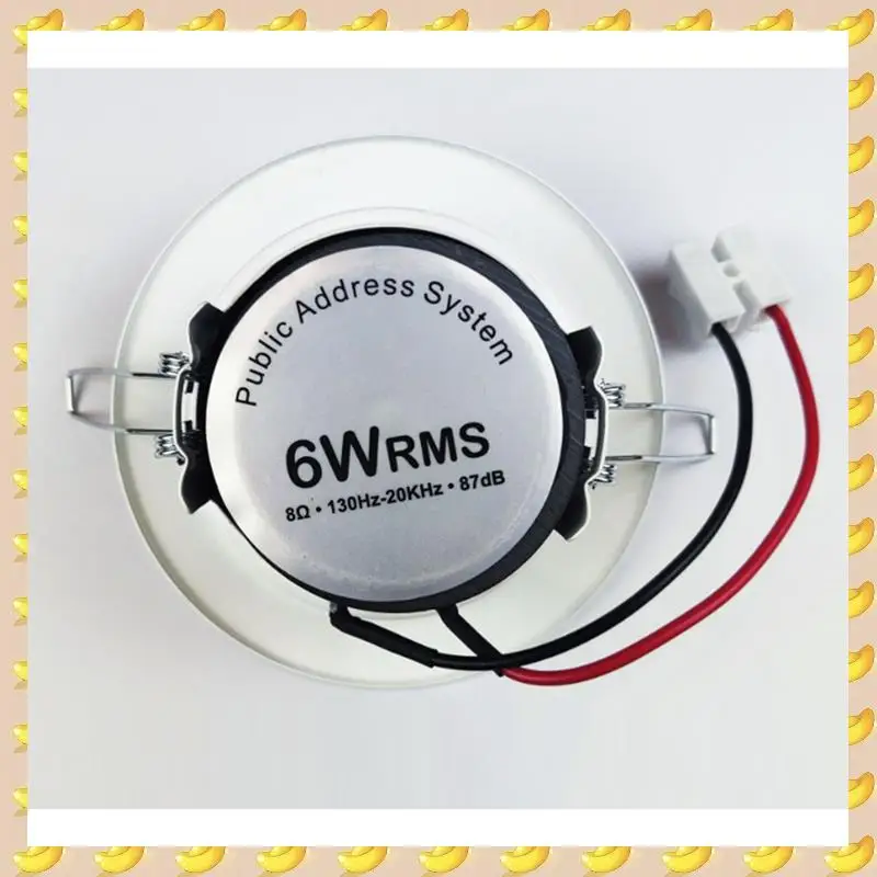 A45U Bathroom 3Inch 8Ohm 6W Passive Ceiling Speaker 3-Inch Ceiling Speaker Small Ceiling Speaker