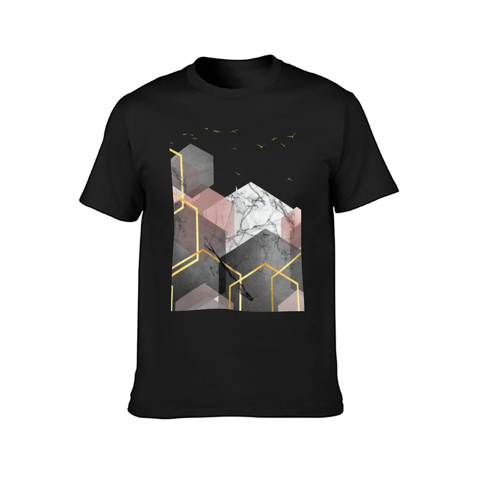 Hexagon Day T-Shirt customs Short sleeve tee anime clothes cute tops mens t shirts casual stylish