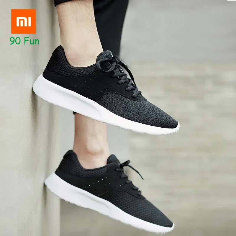 Xiaomi 90Fun Casual Men Shoes Plus Size 39-44 Soft Lightweight Breathable Hiking Men\'s Outdoor Sports Sneakers Smart Home