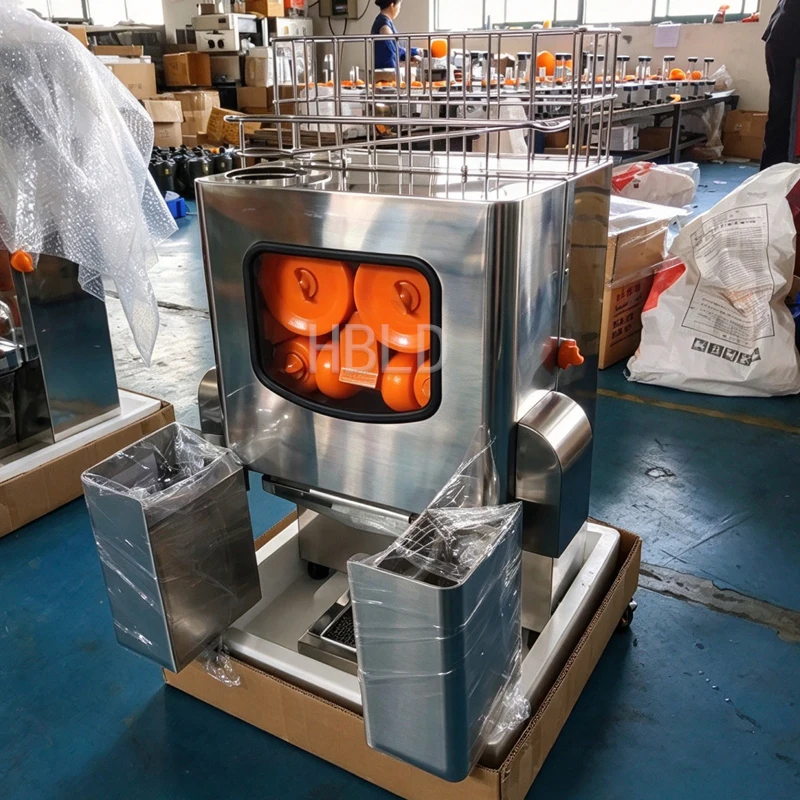 Fresh Citrus Squeezer Commercial Automatic Orange Juicer Stainless Steel Juice Making Machine