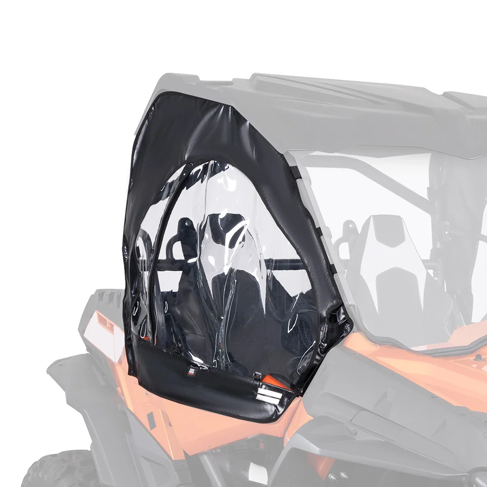 

Soft Upper Door Cab Doorstop Enclosure UTV For CFMOTO ZForce 800 EX/Trail 500 1000 2014-2022 Waterproof Removable Windows