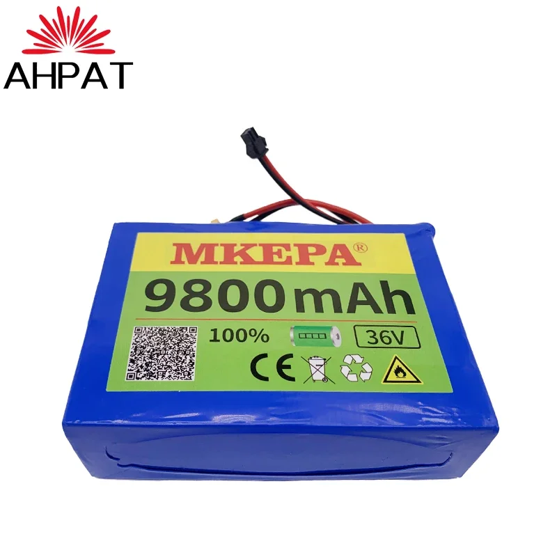 2026 النقل الجوي 36 فولت 9.8Ah Battery10S2P 18650 بطارية ليثيوم حزمة 550 واط 9800 مللي أمبير 42 فولت بطارية السيارة مع BMS وشاحن #4