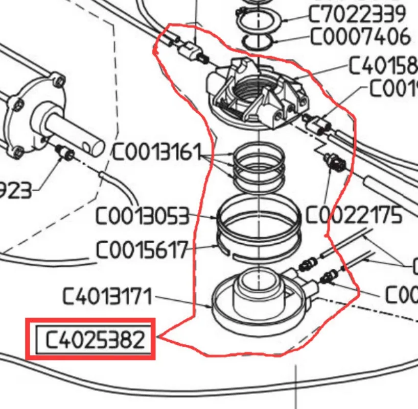 GP style Rotary Coupler Tire Changer Rotary Coupler Air Distribution Quick Valve For HOFMANN JOHNBEAN