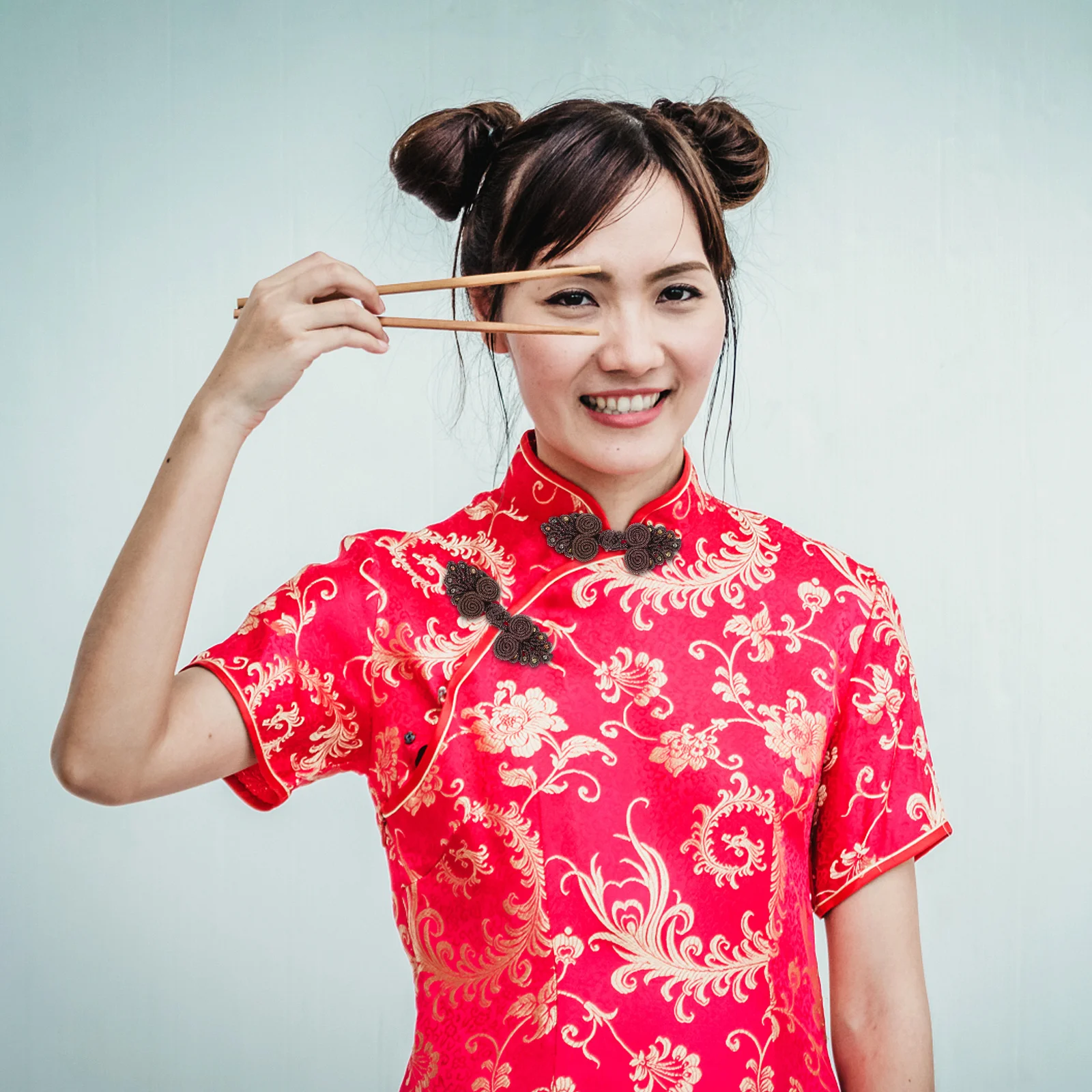 

10Pcs Handmade Sewing Fasteners Cheongsam Buttons for Clothing Accessories Decorative Closure DIY Sewing Buttons