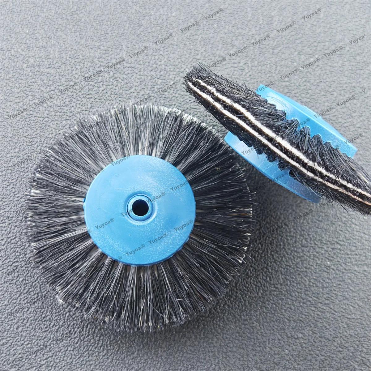 

5pcs 80mm Latch Polishing Brush Wheel Rotary Tool Black Buff with Cloth for Furniture Denture Jewelry Metal