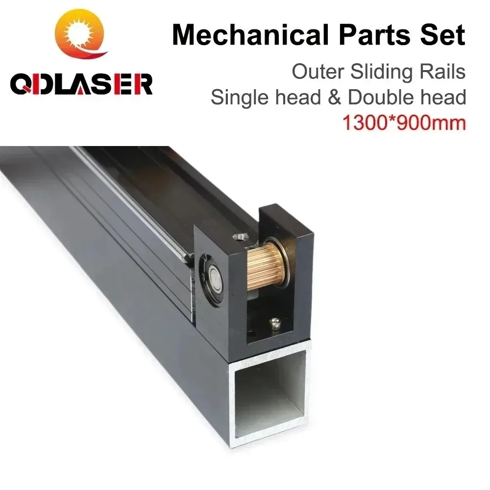 QDLASER 1390 Mechanical External Slide Rail Kit 1300x900mm DIY Motion Parts for CO2 Laser Engraving Cutting Machine