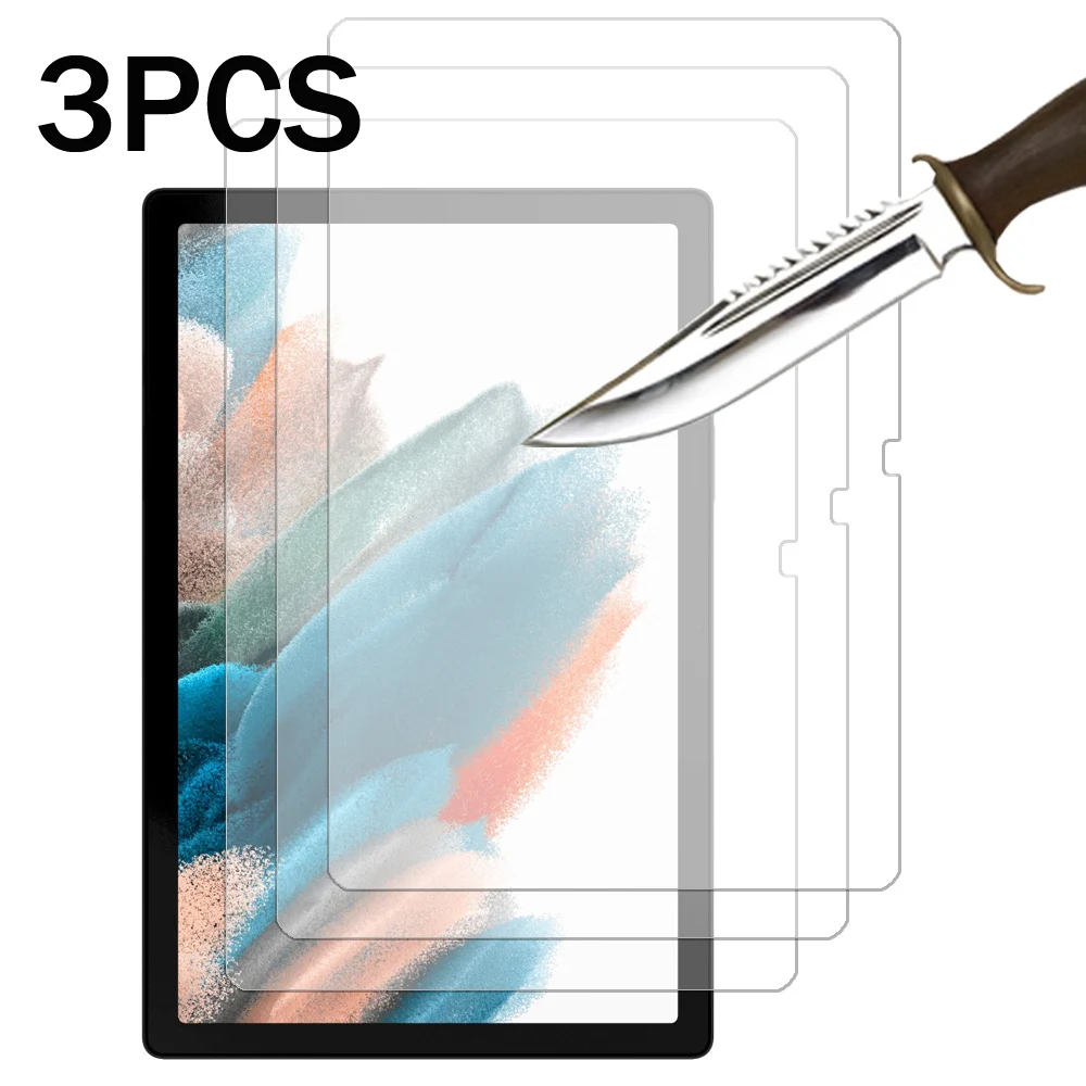 3PCS Glass film for Samsung galaxy tab A8 10.5'' 2021 SM-X200 SM-X205 tablet Tempered glass screen protector protective film