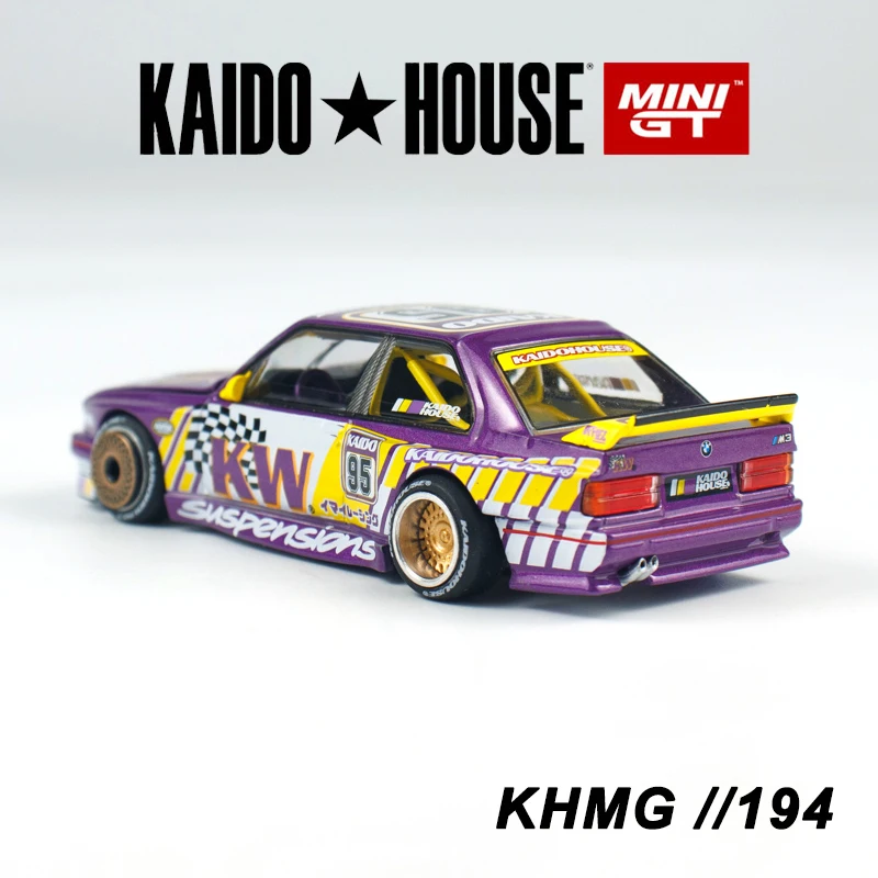 Kaido House + MINIGT BMW M3 Kaido KW V1 KHMG سيارة مصنوعة من خليط معدني موديل 194
