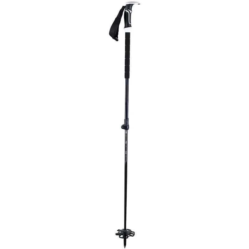 

Adjustable Dual Material Ski Poles With Scraper Grip & Utility Hook Sturdy For Backcountry Touring Skiing Outdoor Sports