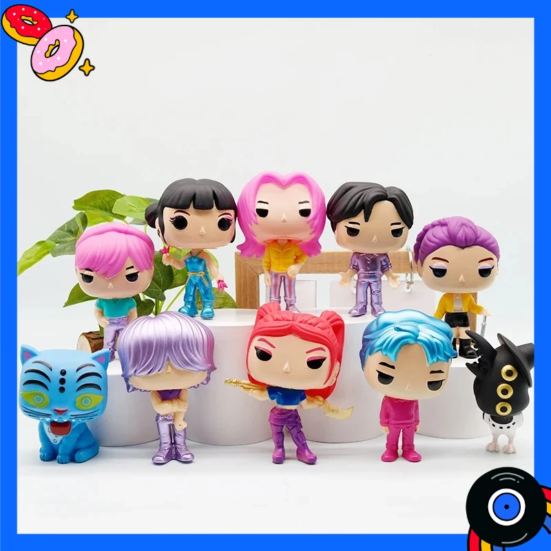 Kpop demon jagers figuur k pop demon jagers cijfers huntrix speelgoed derpy tijger rumi mira zoey emmer beeldje ornamenten