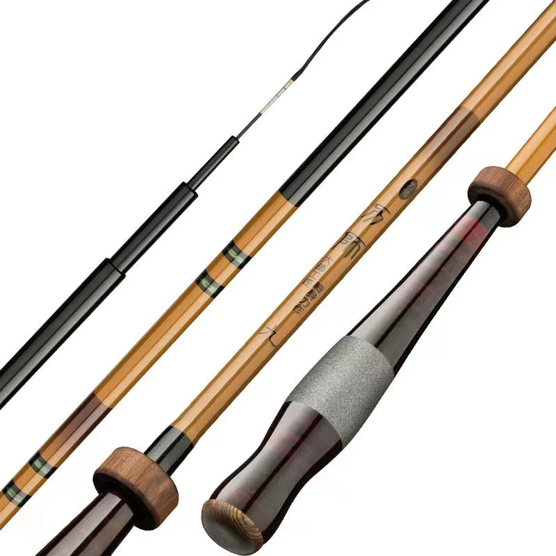 

19/28 Tune Ultra Light Crucian Carp Fishing Rod Super Hard Taiwan Hand Rod High Carbon Sensitivity Fish Pole Fishing Accessories