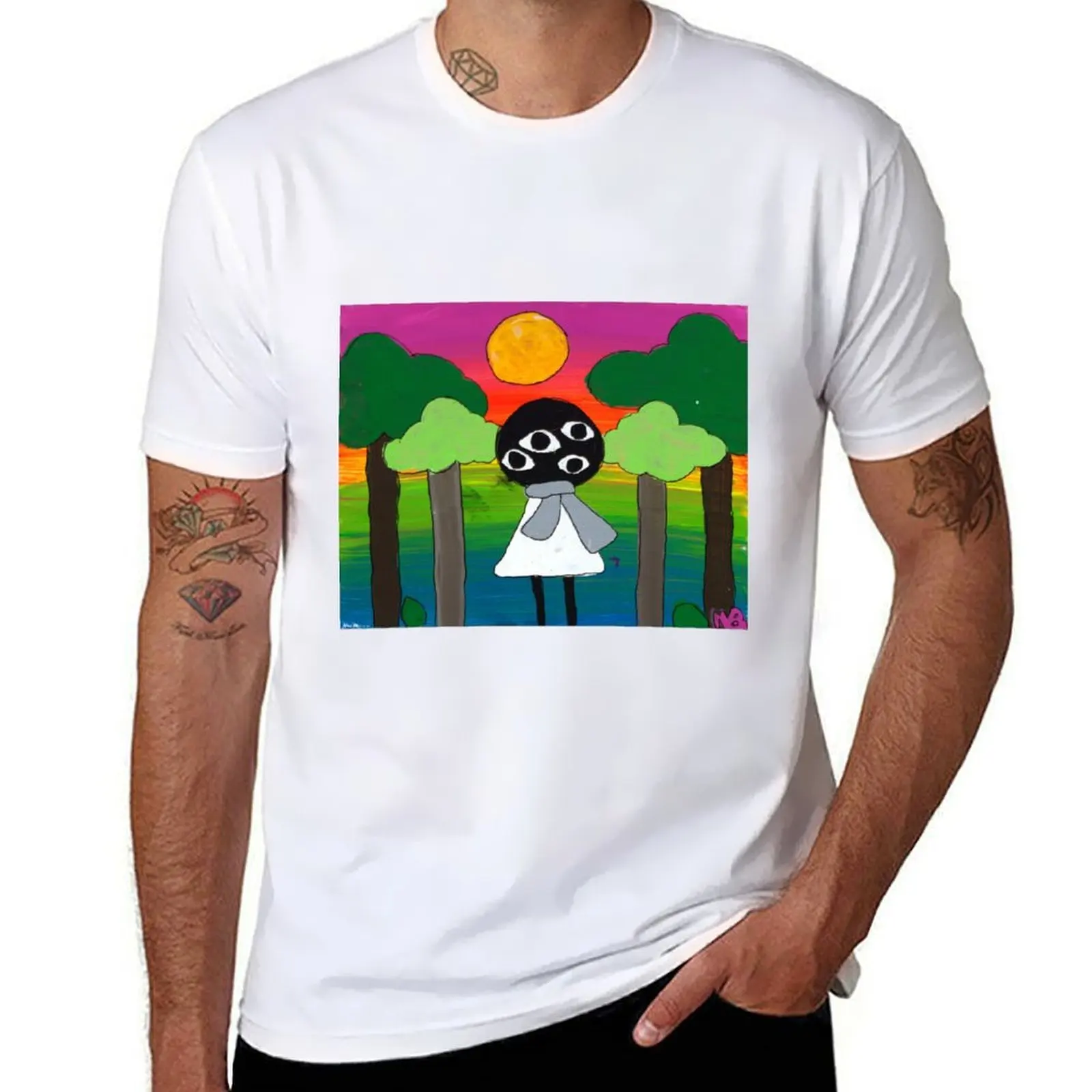 

four-eyed forest friend T-Shirt man graphic t shirt t shirts for man graphic tees T-Shirt