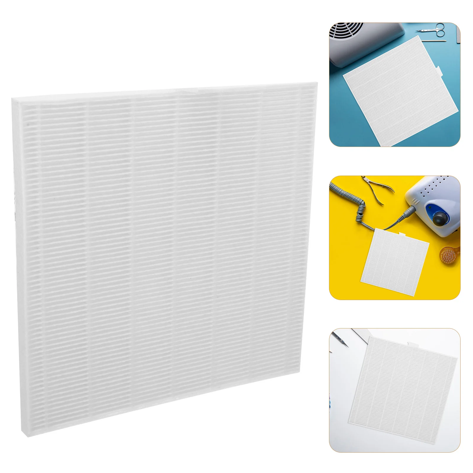 Dust Collector Filter Nail Art Tool Lightweight Safe Efficient Cleaning Nail Filing Buffing