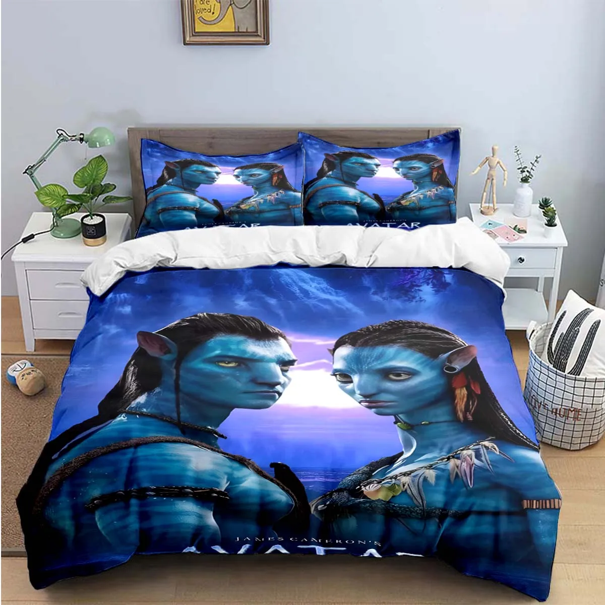 Exquisite A-Avatar Print Bedding Sets Exquisite Bed Supplies Set Duvet Cover Bed Comforter Set Bedding Set Luxury Gift