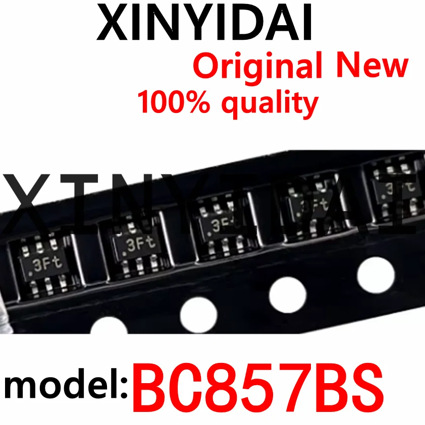 

(20pcs) BC857BS BC857 BC857B SOT-363 PNP General Purpose Double Transistor (Marking 3Ft )
