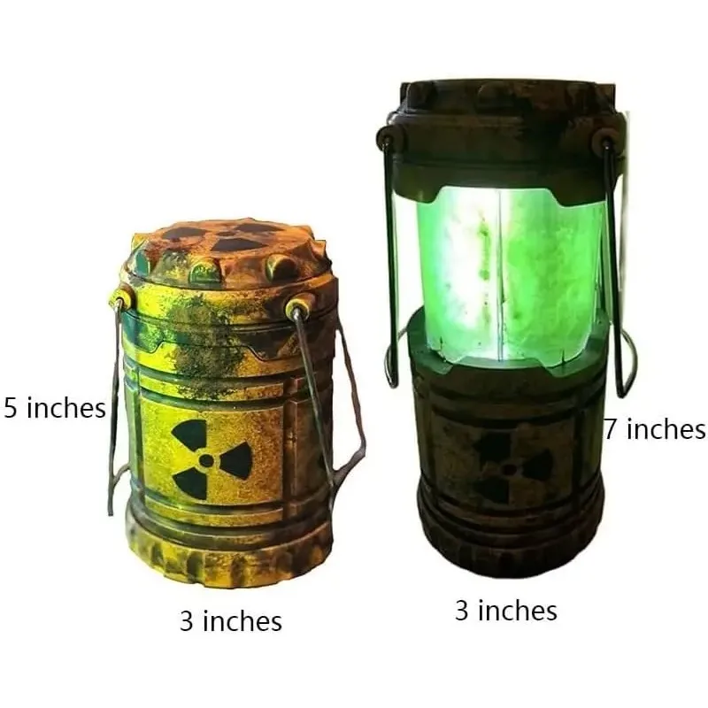 Steampunk Nuclear Reactor Lamp Miniature Replica Handheld Light Rotating Gears Halloween Decor Gift Collectible Desk Ornament