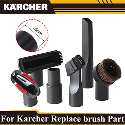 6PCS For Karcher NT18/1 NT25/1 NT30/1 NT38/1 WD1 WD2 WD3 WD4 WD5 MV3 MV5 DS550 Nozzle Clean Tool Brush Vacuum Cleaner parts