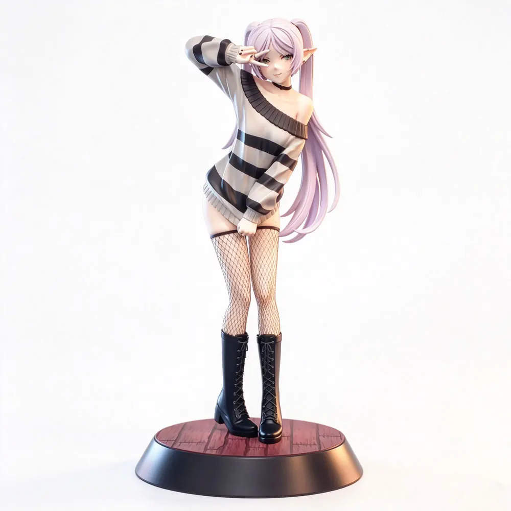75mm --250mm Sexy Girl Resin Model Kits GK Miniature 3D Printed Gray Model Figurine DIY Doll Model Unassembled And Unpainted