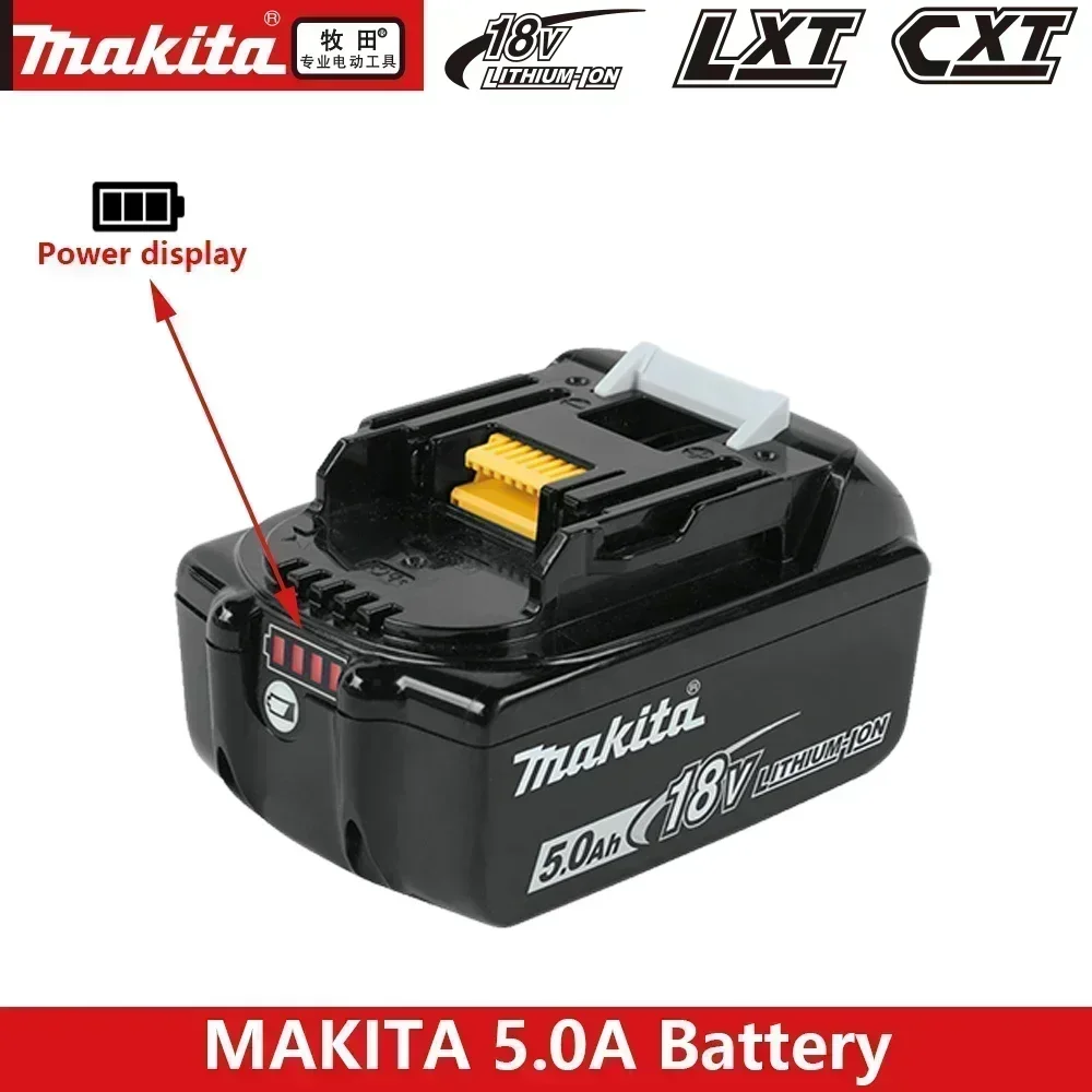 

100% Original Makita 6Ah/5Ah/ rechargeable Lithium-ion battery, Makita 18v battery Suitable for all tools of Makita 18v